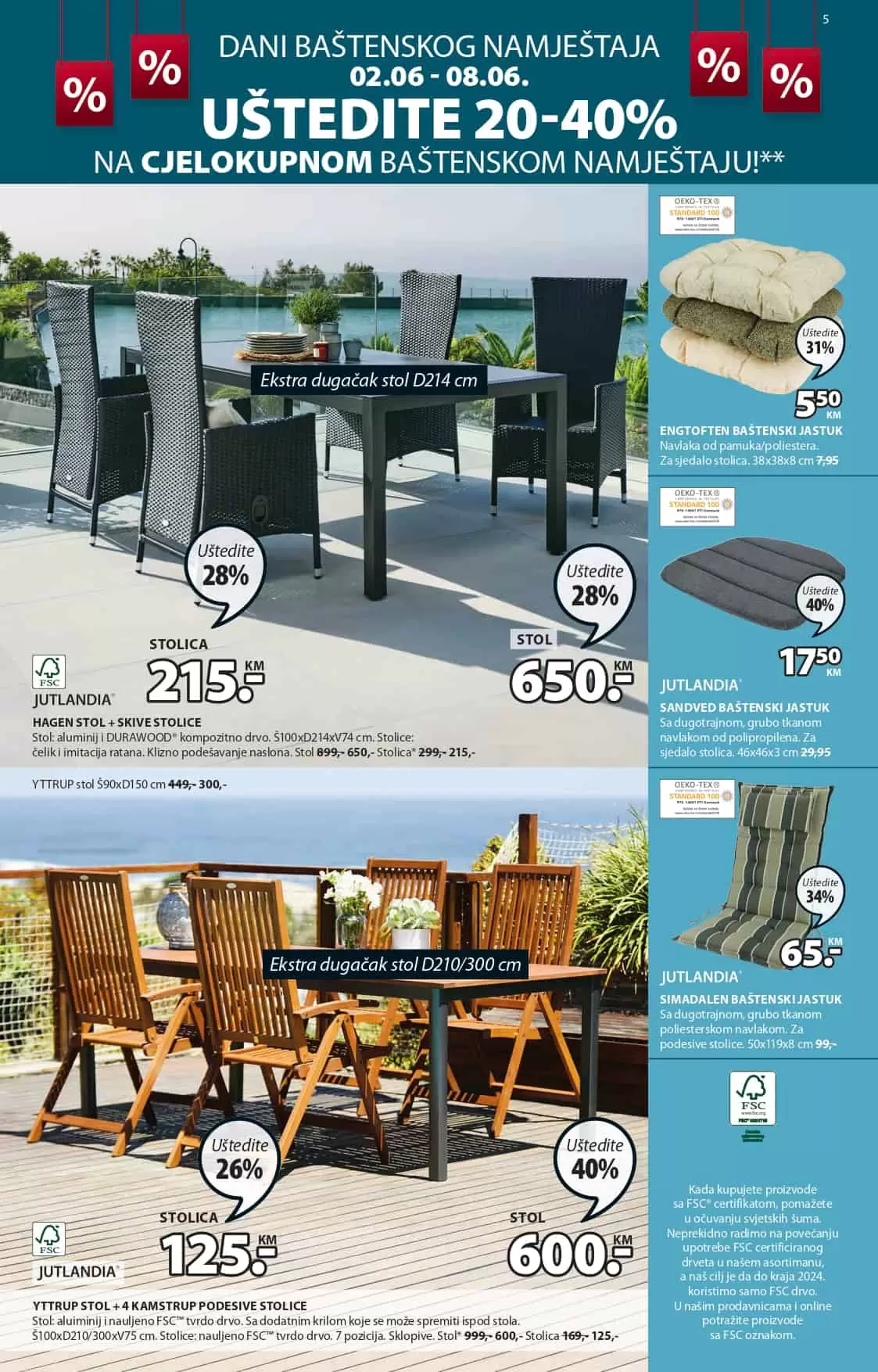 Počinje velika JYSK RAPRODAJA! Uštedie i do 65%! JYSK akcijski katalog 02-15.06.2022. godine