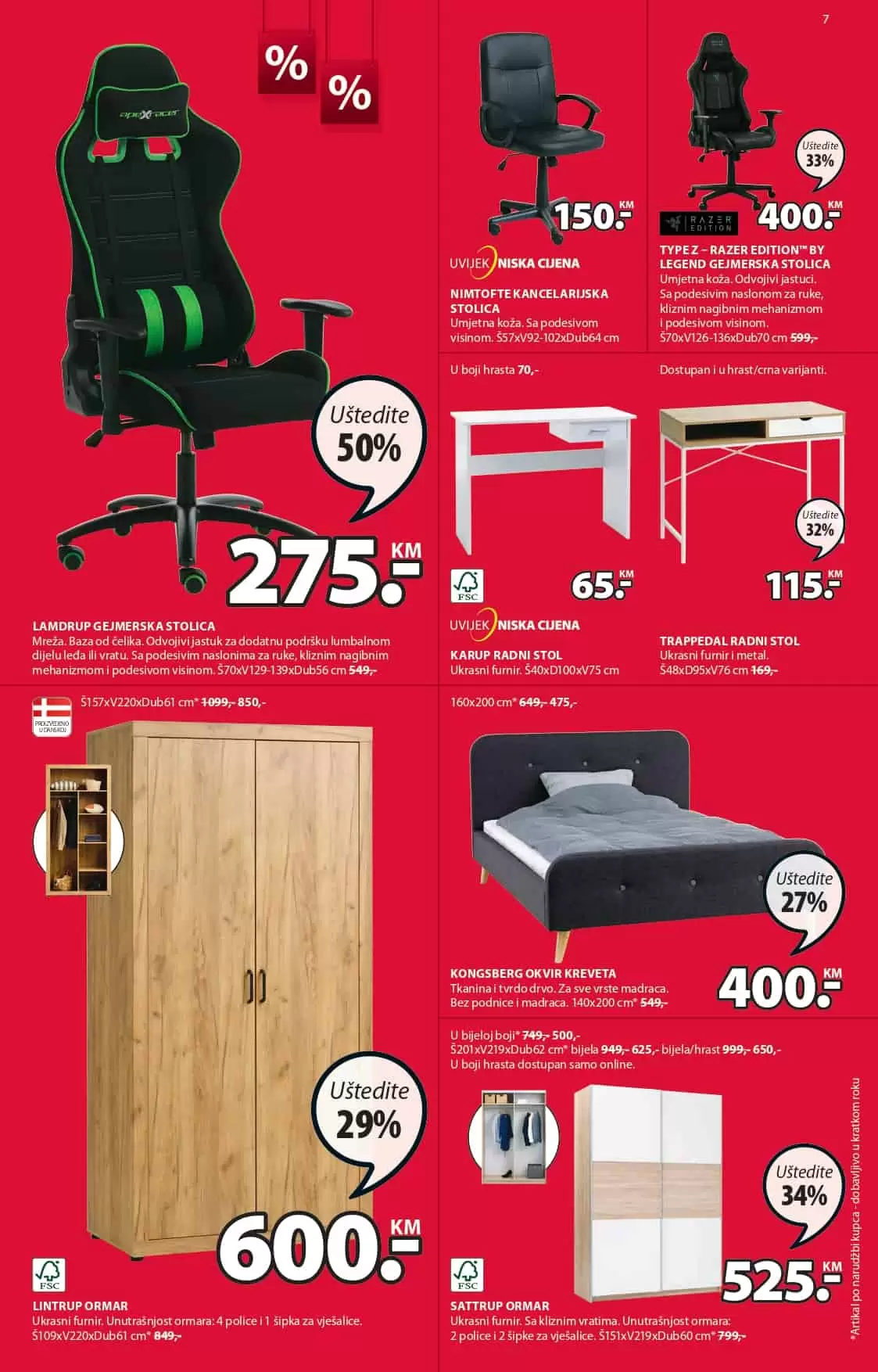 Jysk katalog donosi nam sjajne akcijske cijene namjestaja, bastenskog namjestaja i dekoracije!