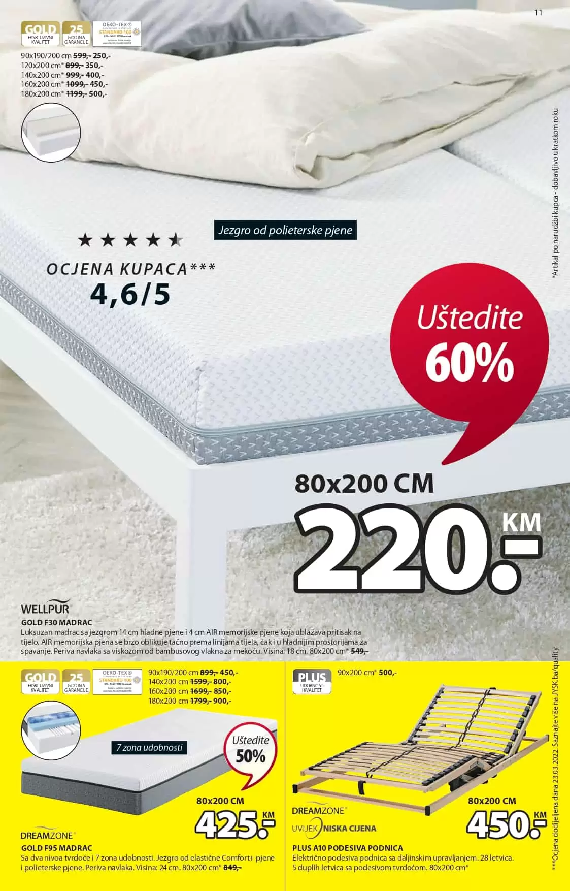 Jysk katalog donosi nam sjajne akcijske cijene namjestaja, bastenskog namjestaja i dekoracije!