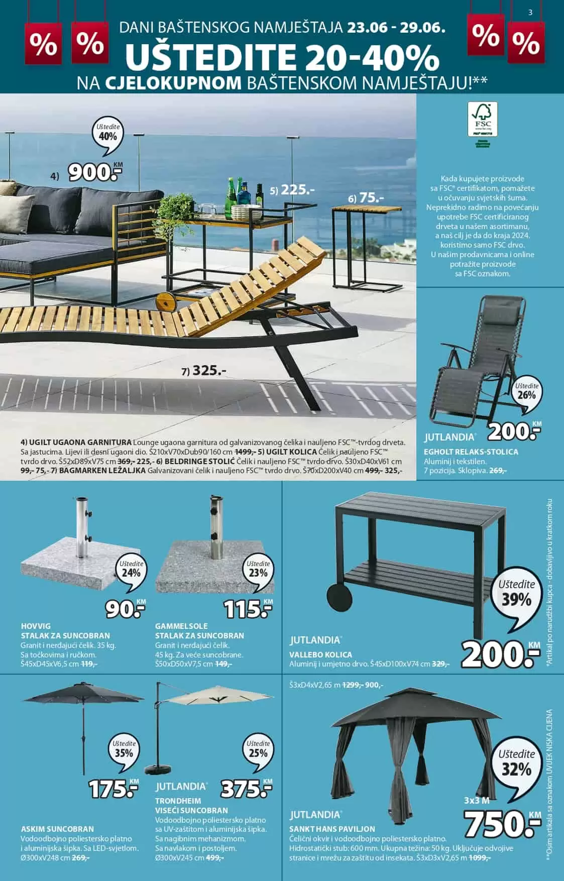 JYSK katalog SNIZENJE namjestaja JUNI/JULI 2022 akcija do 06.07.2022.