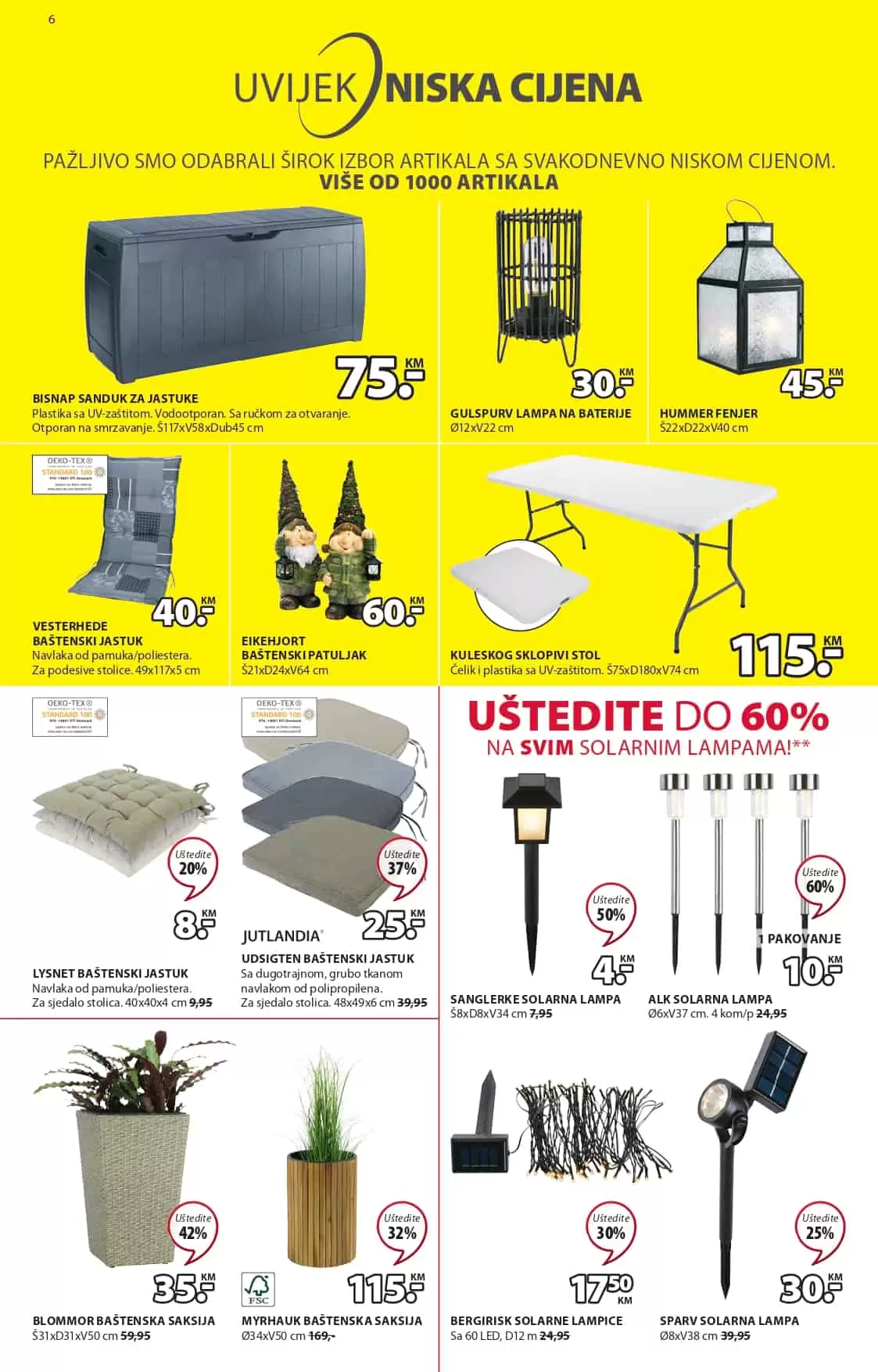 JYSK katalog SNIZENJE namjestaja JUNI/JULI 2022 akcija do 06.07.2022.