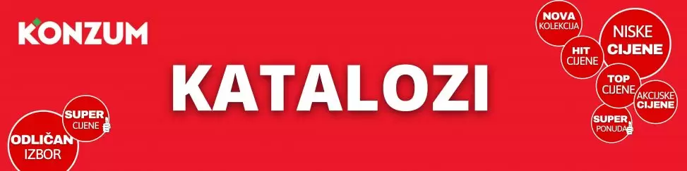 Pogledajte najnovije Konzum kataloge, sniženja i akcije