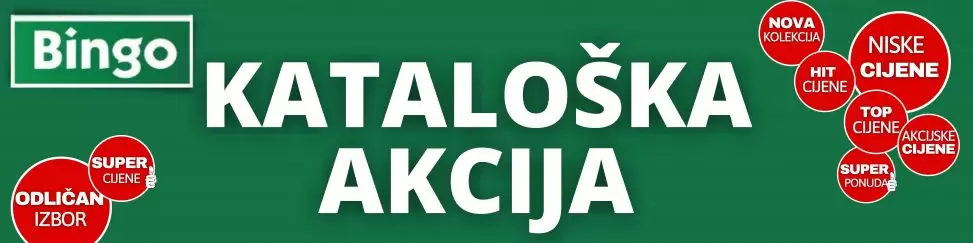 NOVI Bingo katalog je tu! Pogledajte Bingo katalošku akciju i uštedte novac!