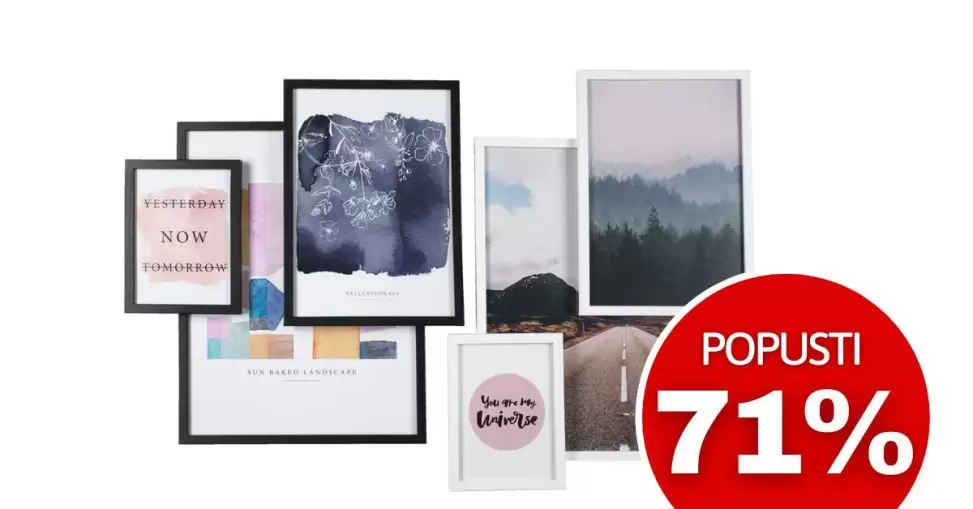 JYSK 4 Okvira za slike sa popustom od 71%