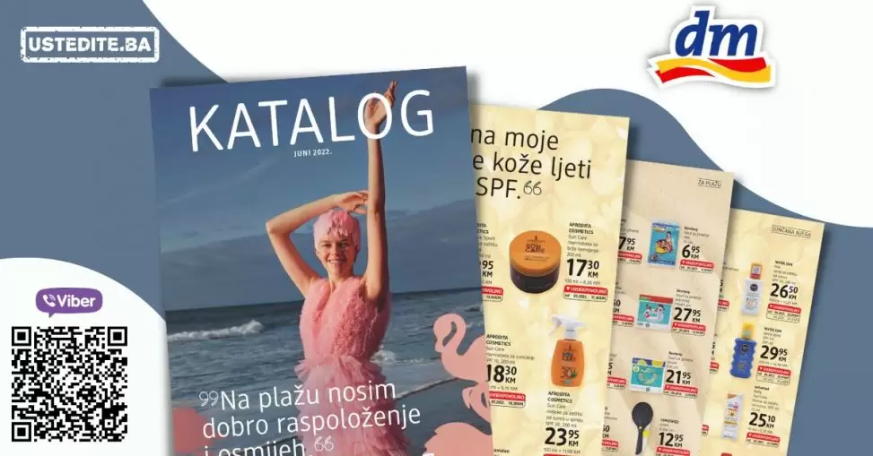 dm Katalog JUNI 2022 donosi nam akcijske cijene 08-21.06.2022.