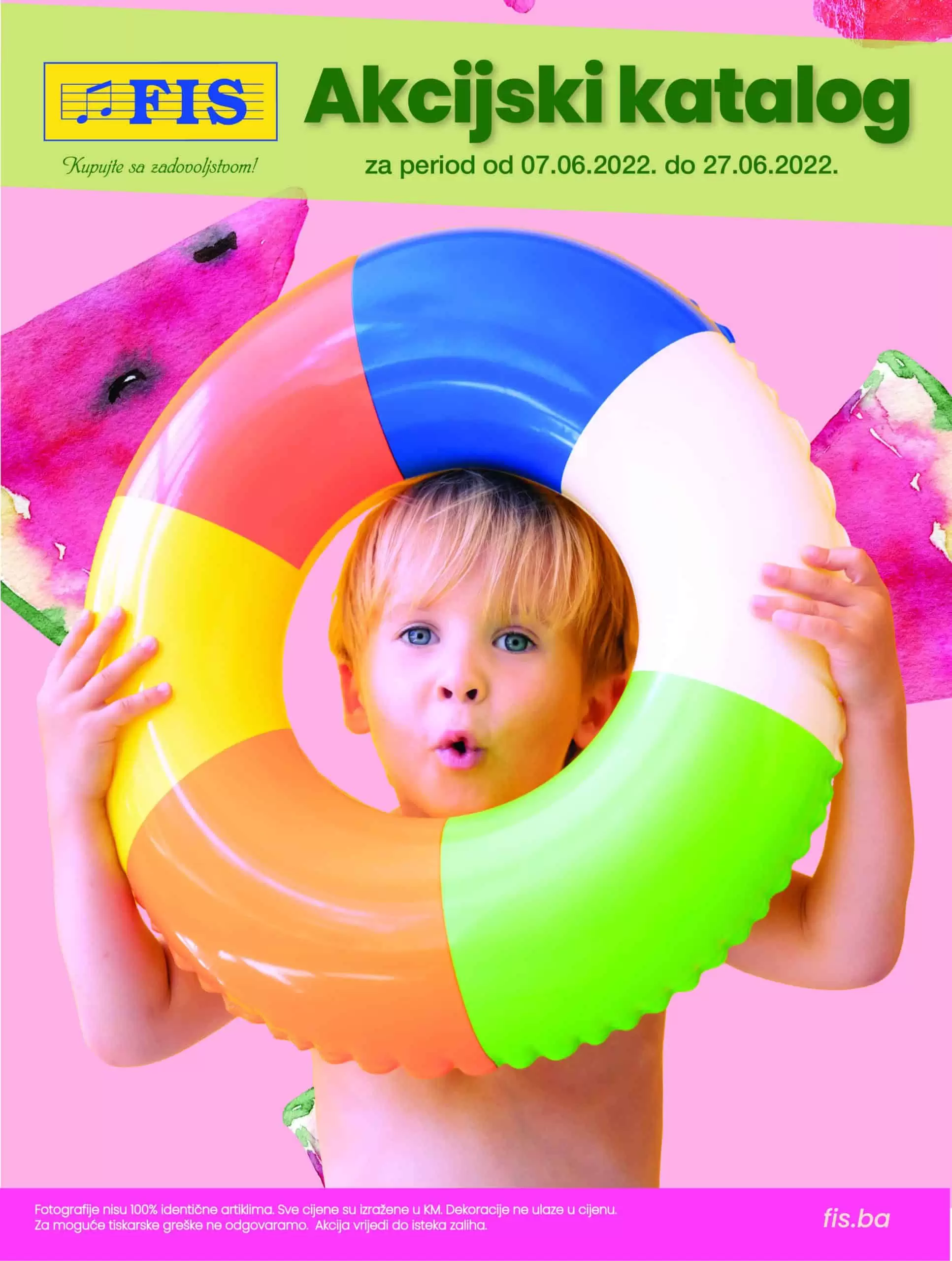 Fis katalog juni 2022 donosi nam snižene cijene odjece, obuce, tehnike, namjestaja i igracaka.