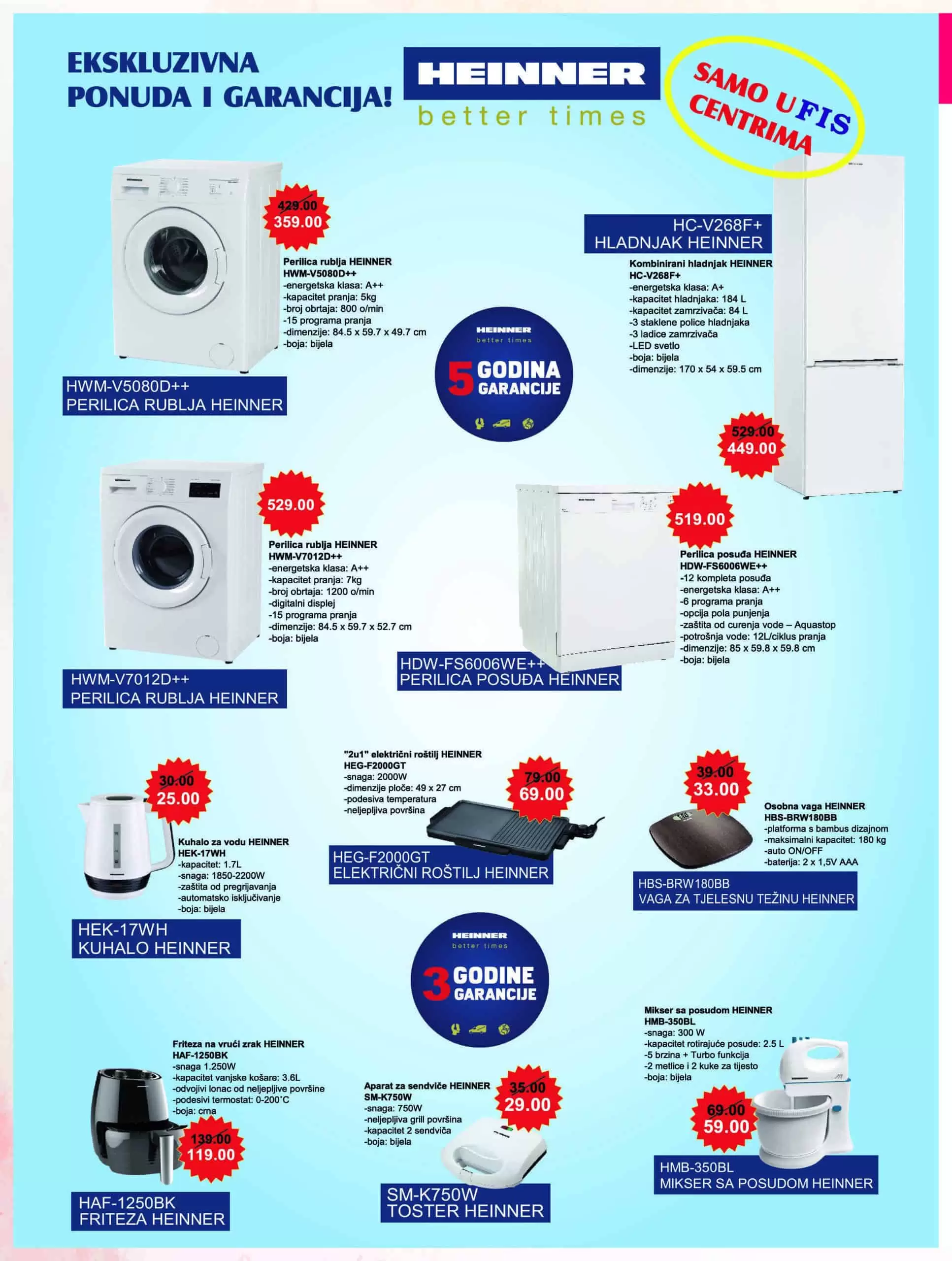 Fis katalog juni 2022 donosi nam snižene cijene fis bijele tehnike