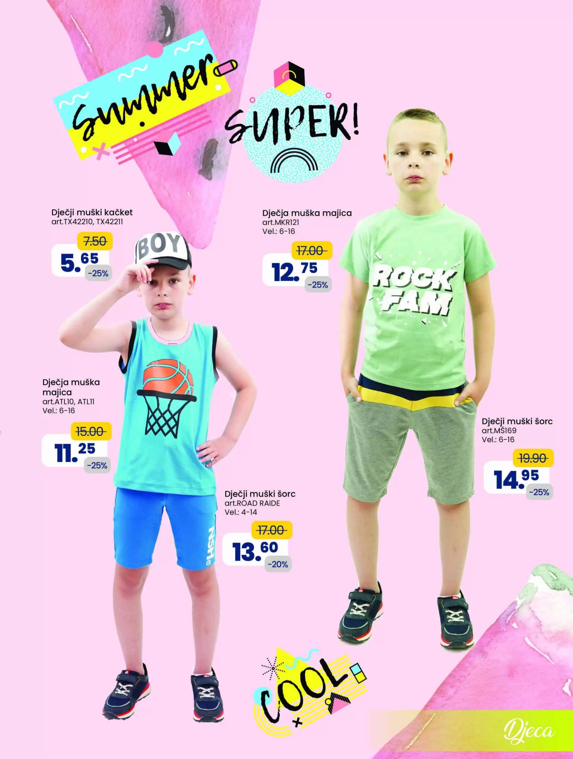 Fis katalog juni 2022 donosi nam snižene cijene djecije odjece