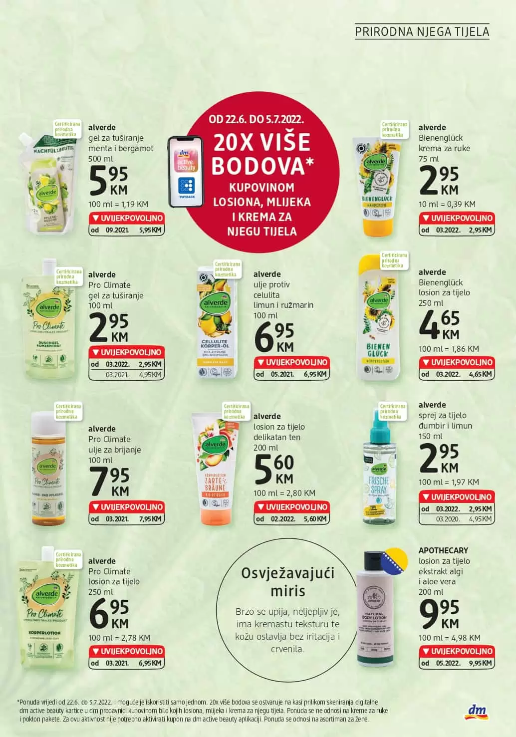 dm Katalog JUNI/JULI 2022 ▷【UVIJEKPVOLJNO】akcija snizenja do 05.07.2022.