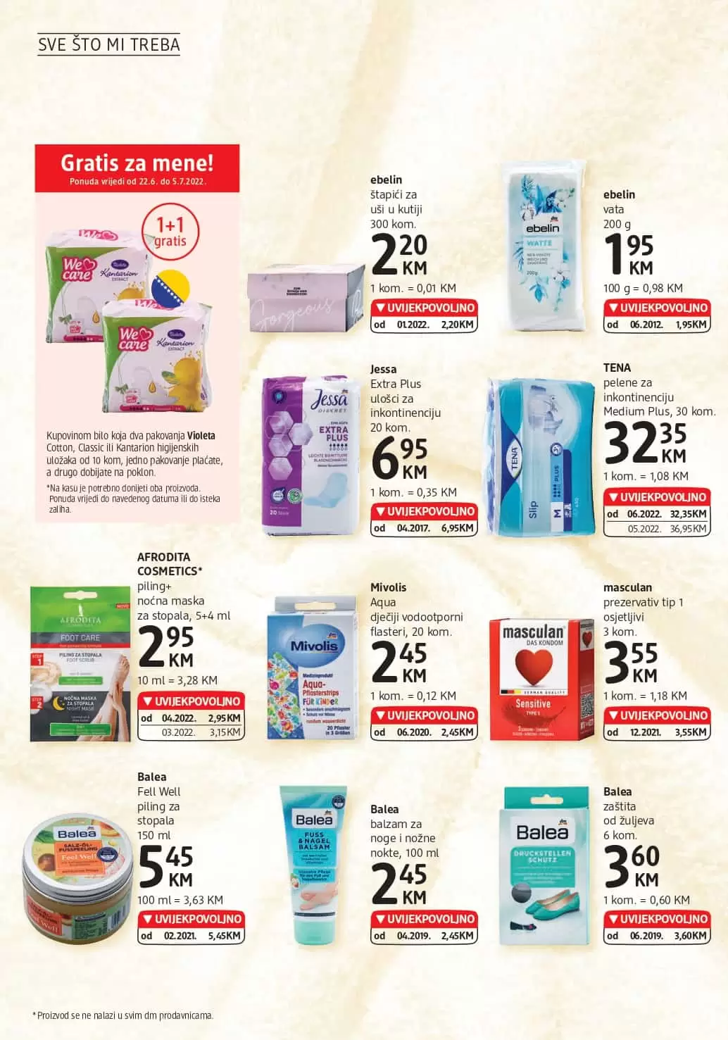 dm Katalog JUNI/JULI 2022 ▷【UVIJEKPVOLJNO】akcija snizenja do 05.07.2022.