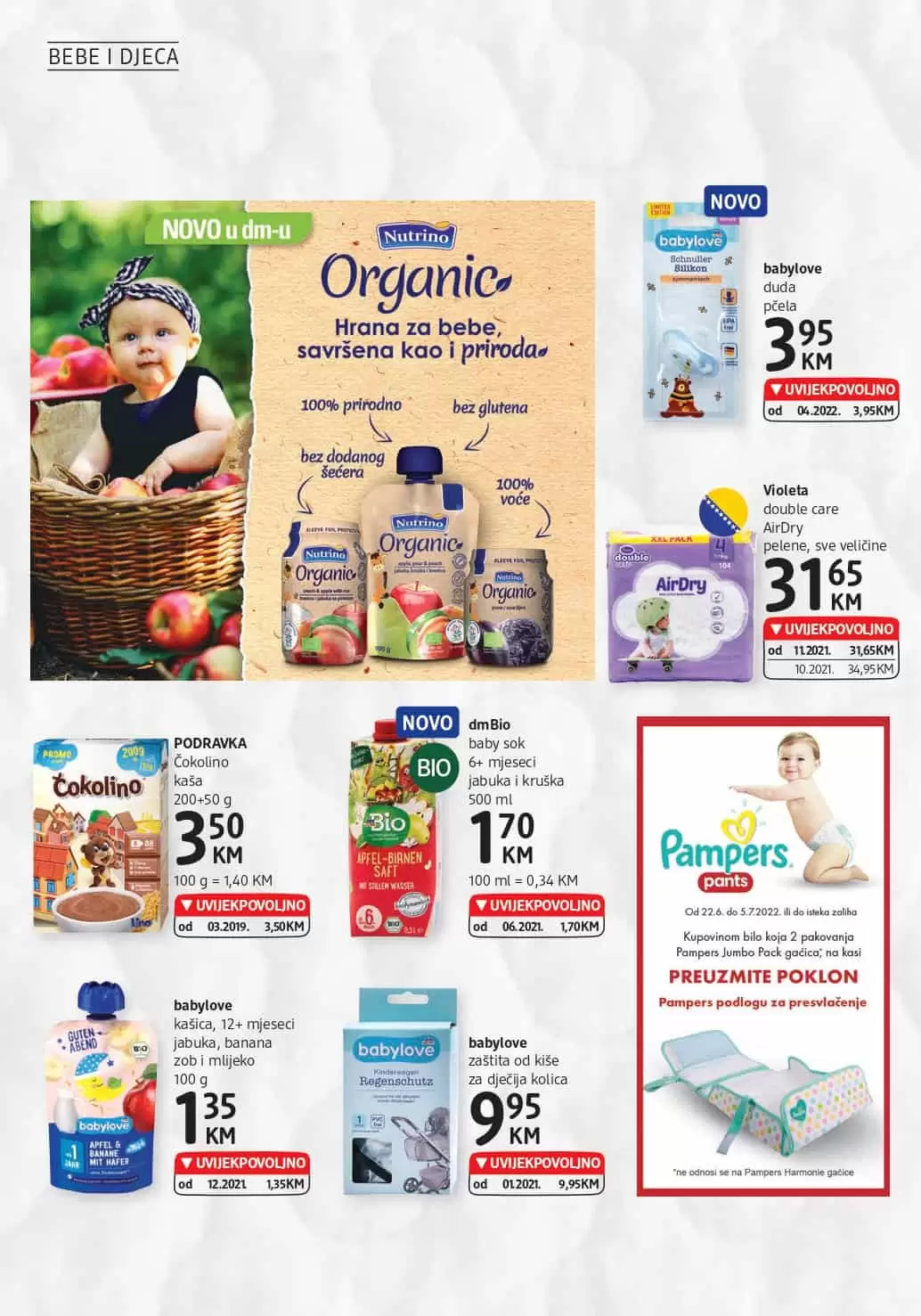 dm Katalog JUNI/JULI 2022 ▷【UVIJEKPVOLJNO】akcija snizenja do 05.07.2022.