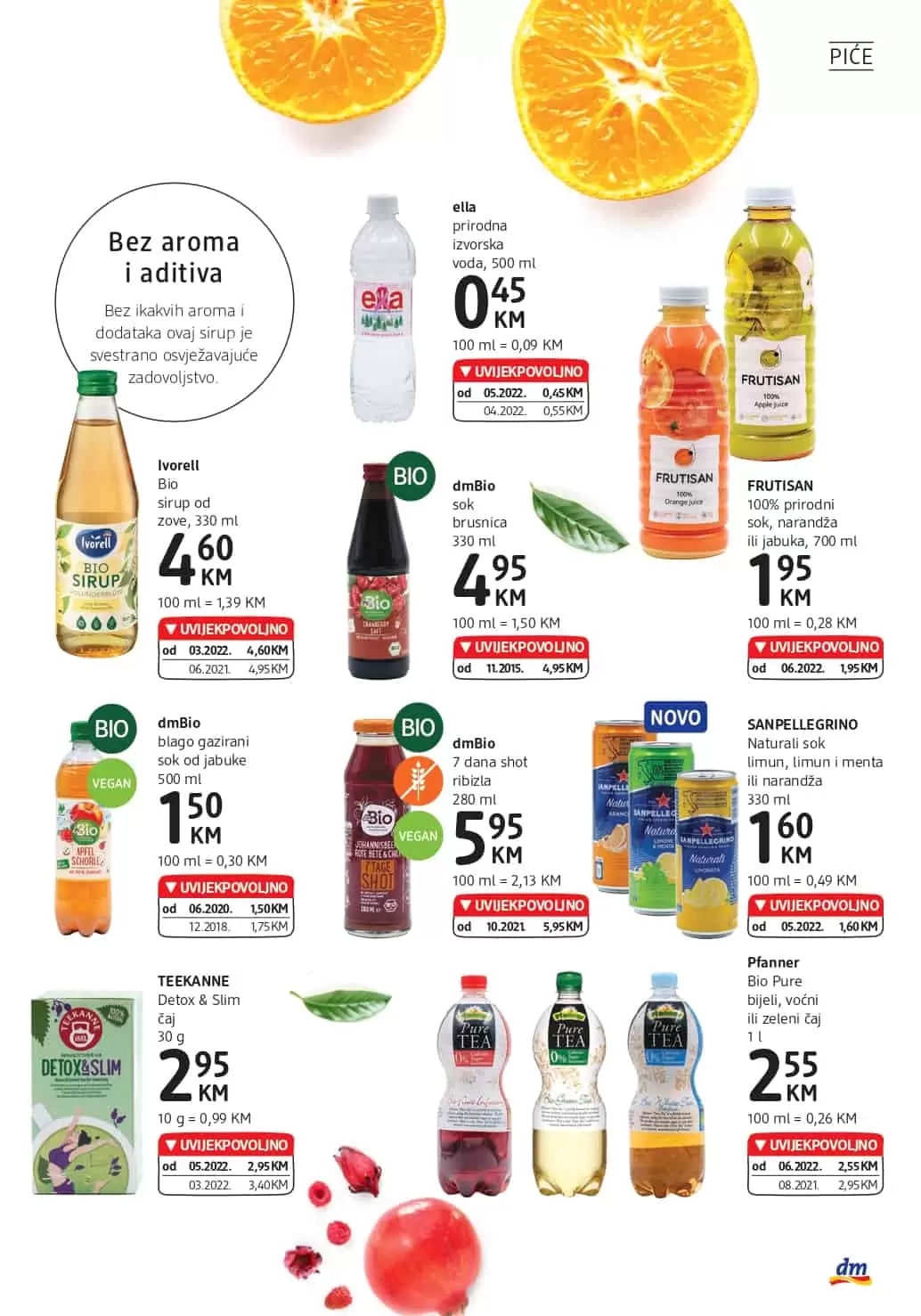 dm Katalog JUNI/JULI 2022 ▷【UVIJEKPVOLJNO】akcija snizenja do 05.07.2022.