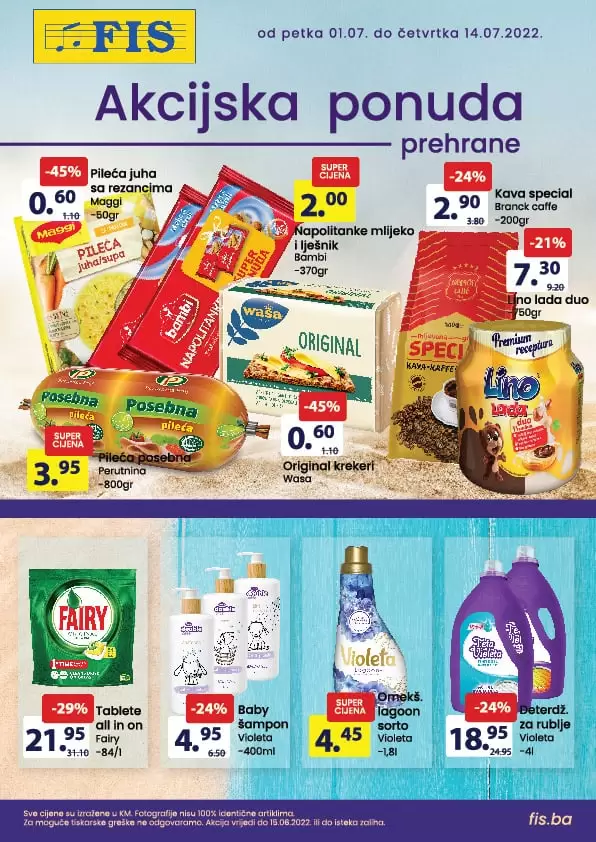 Fis katalog Prehrana & Hemija ▷【SUPER SNIZENJA do 45%】akcija do 14.07.2022.