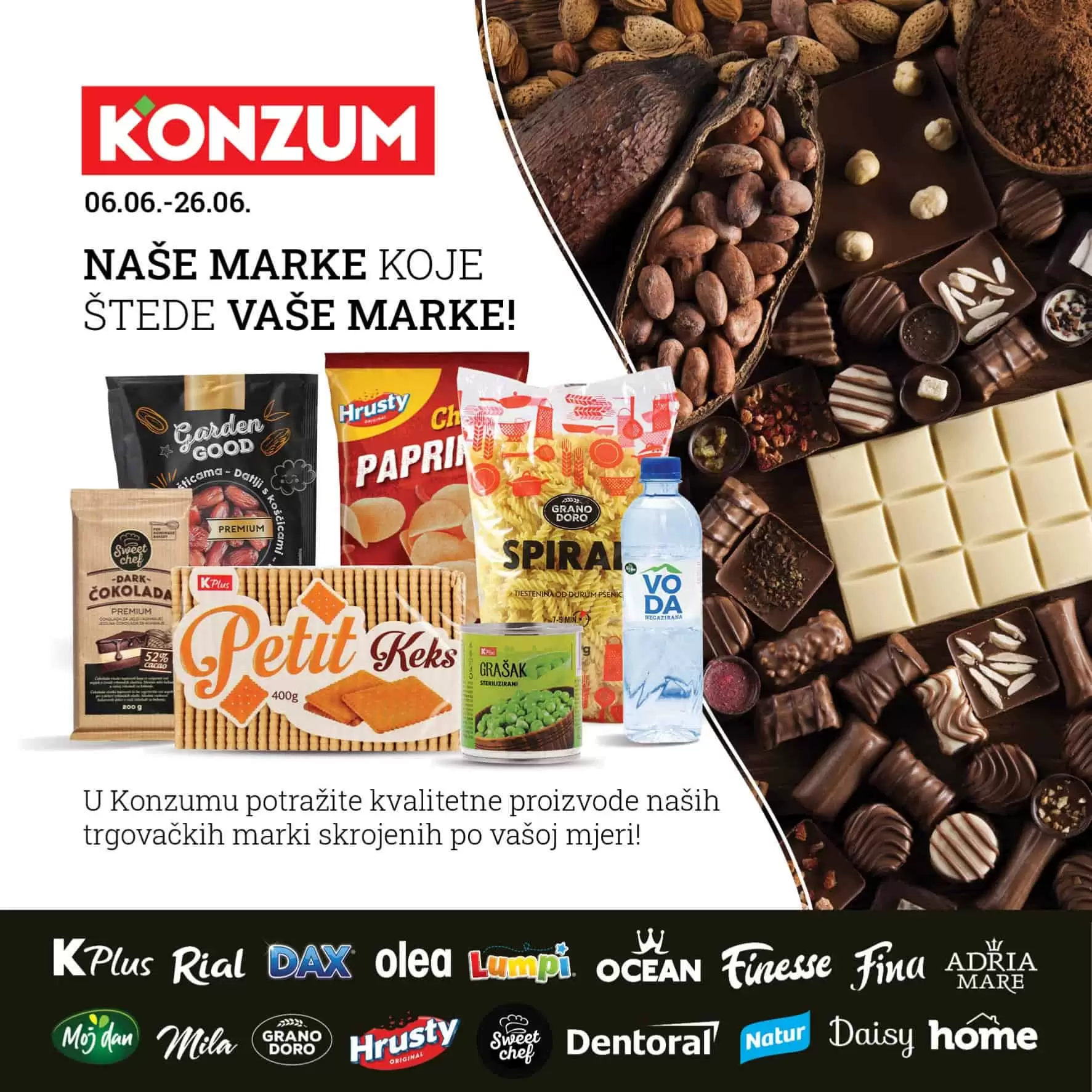 Konzum katalog Nase marke JUNI 2022 akcija snizenja do 26.06.2022. 