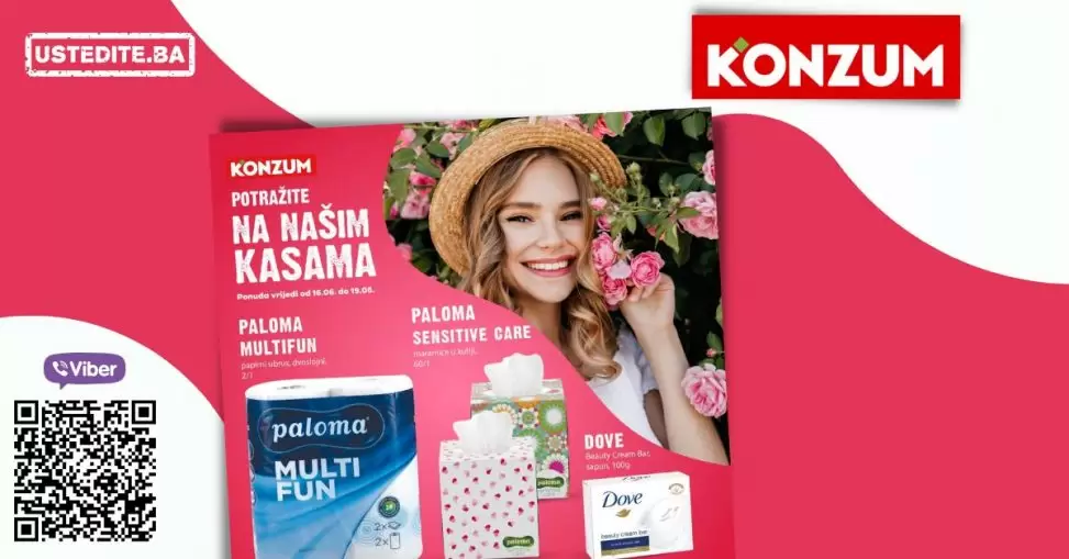 Konzum akcija na kasama donosi nam akcijske cijene!