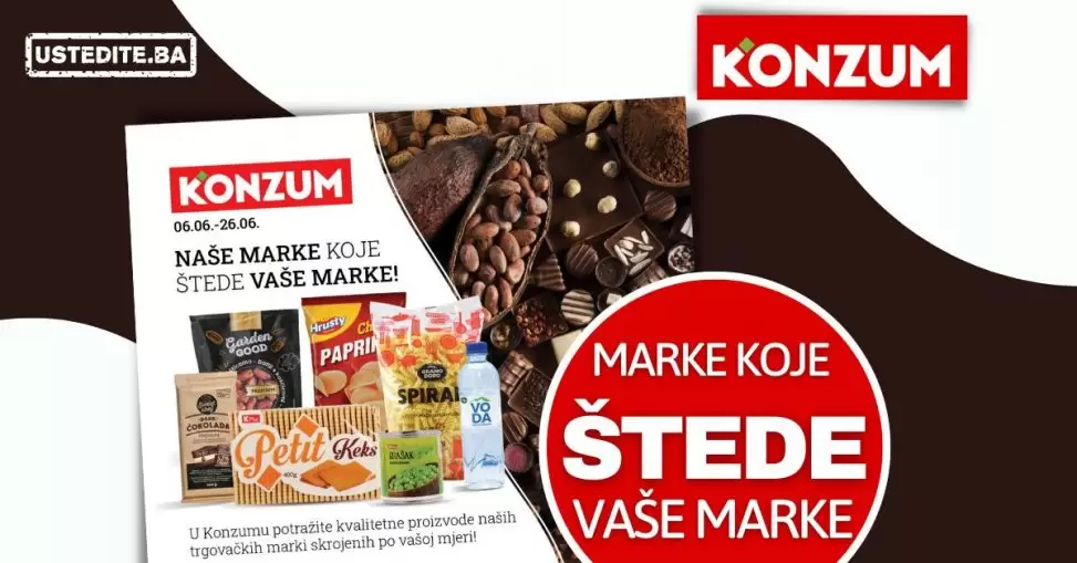 Konzum katalog Nase marke JUNI 2022 akcija snizenja do 26.06.2022.