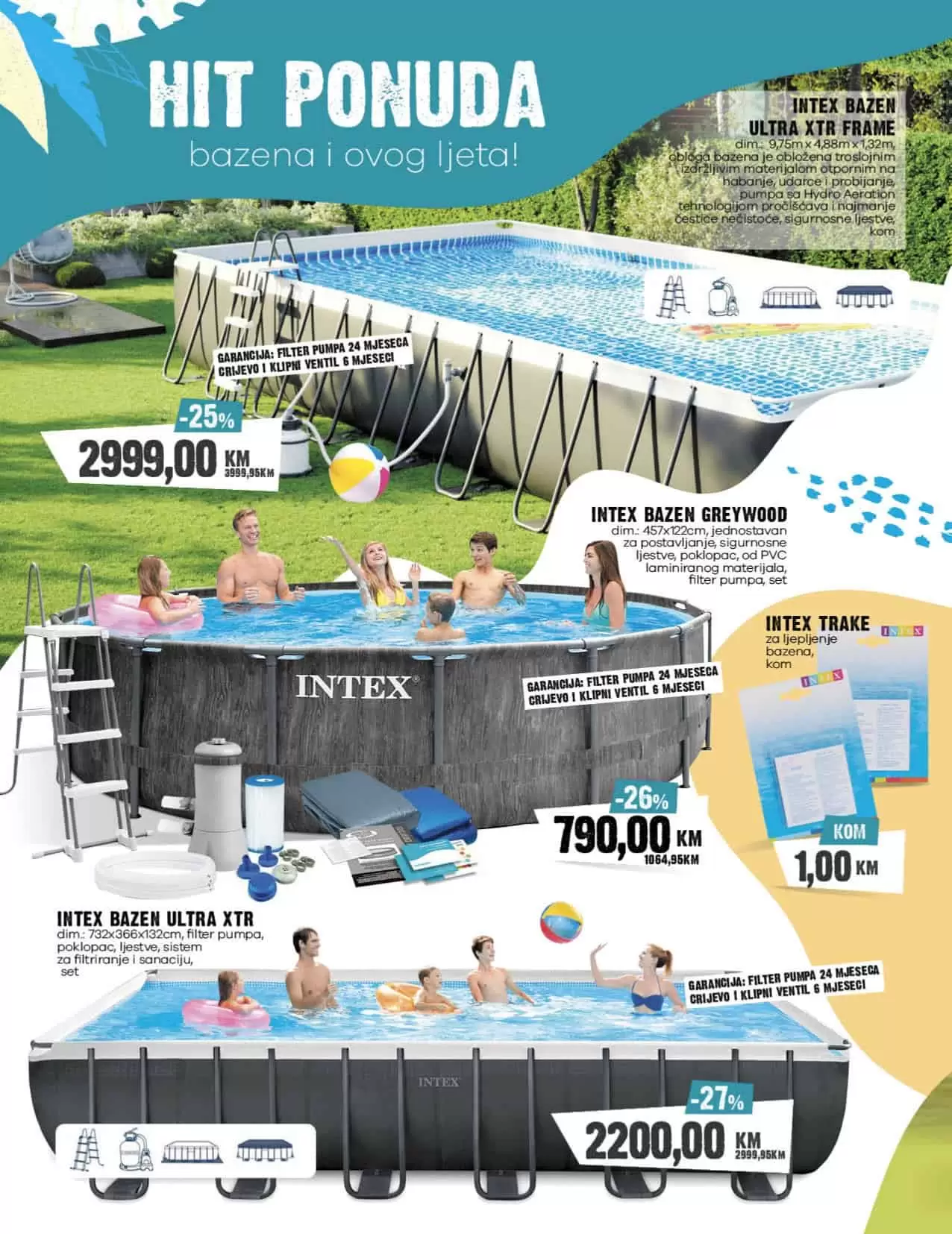 Konzum katalog ▷【Ljeto nam se vratilo】JUNI 2022 U Pronadjite akcija~sniženja bazeni, dusek na napuhivanje, bastenski/vrtni namjestaj..