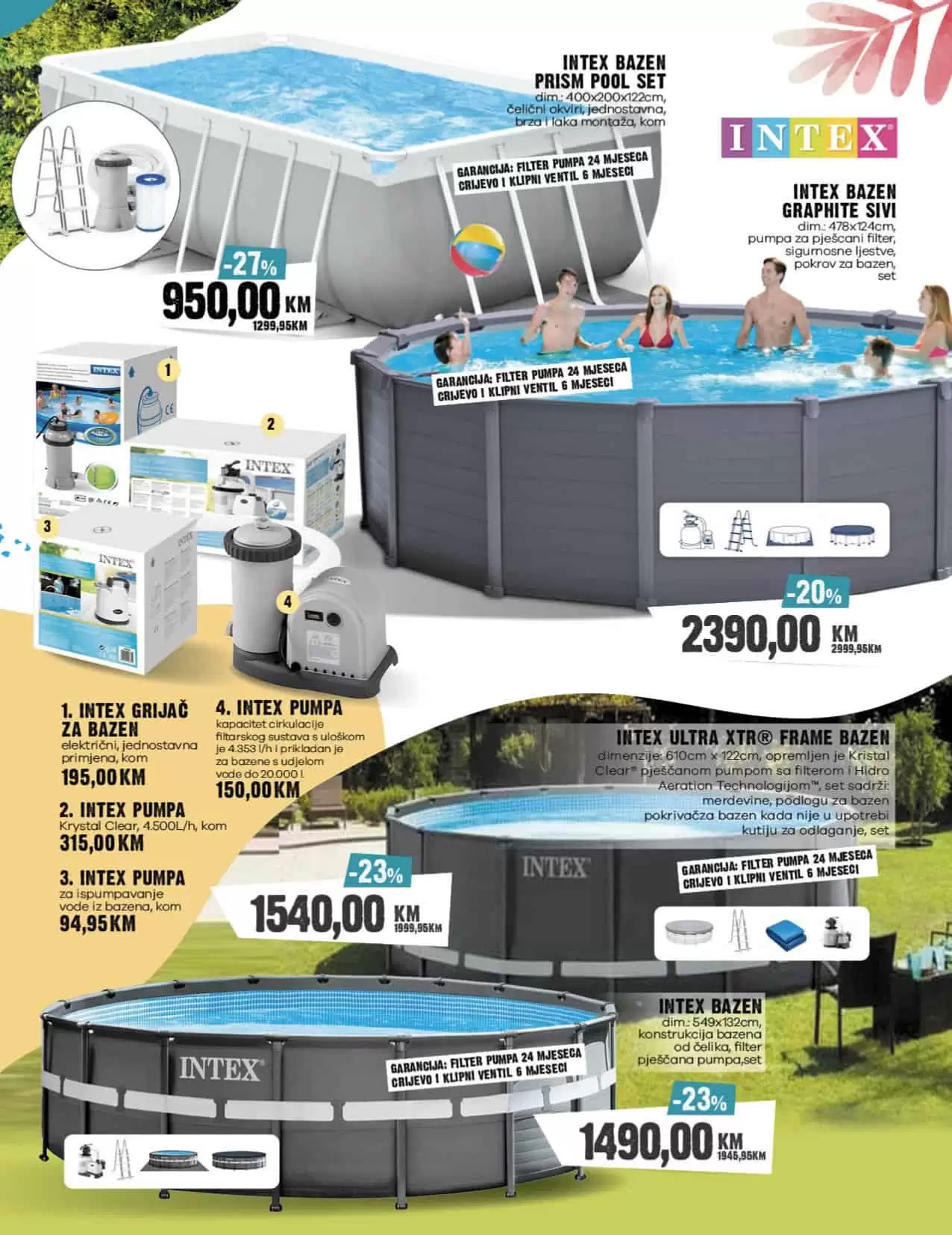 Konzum katalog ▷【Ljeto nam se vratilo】JUNI 2022 U Pronadjite akcija~sniženja bazeni, dusek na napuhivanje, bastenski/vrtni namjestaj..