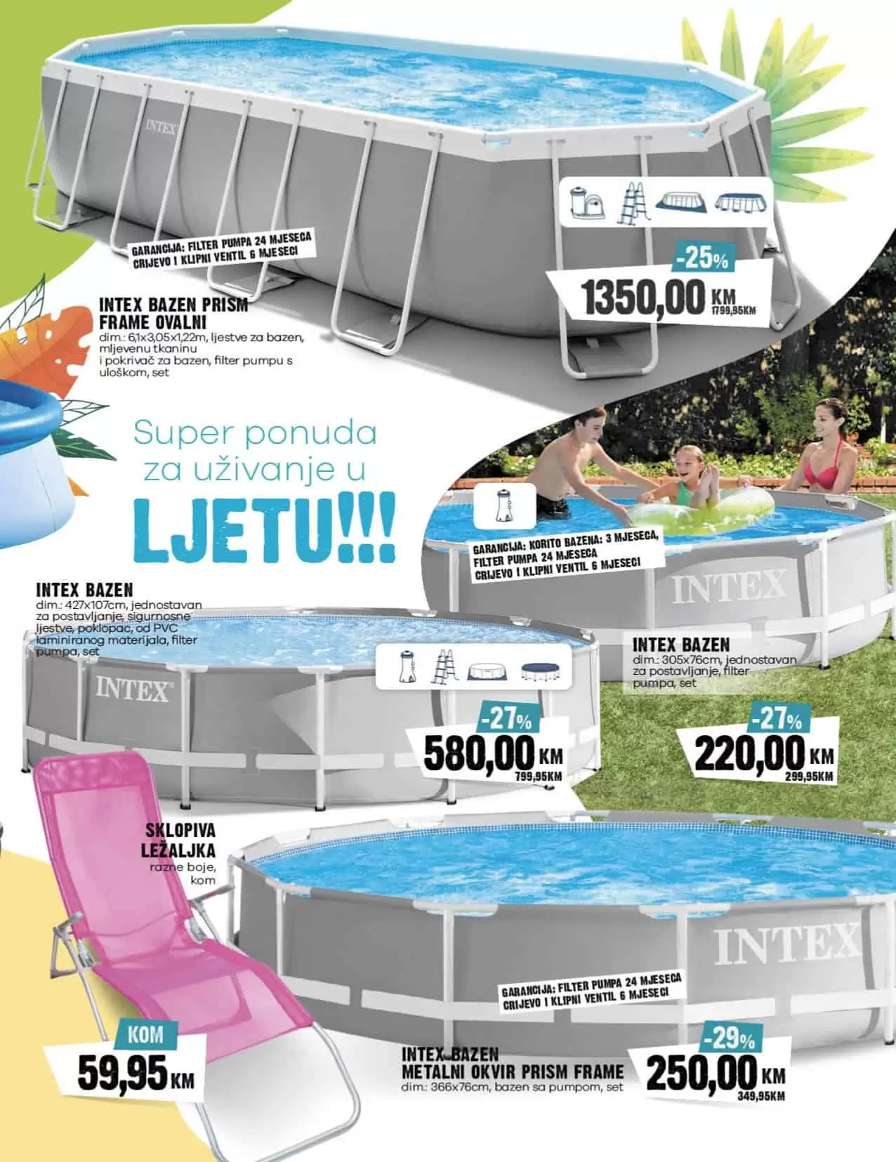 Konzum katalog ▷【Ljeto nam se vratilo】JUNI 2022 U Pronadjite akcija~sniženja bazeni, dusek na napuhivanje, bastenski/vrtni namjestaj..