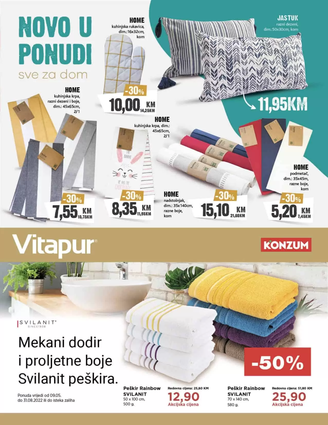 Konzum katalog ▷【Ljeto nam se vratilo】JUNI 2022 U Pronadjite akcija~sniženja vitapur asortman