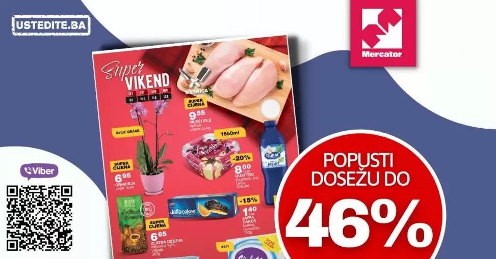 Mercator vikend akcija JUNI 2022 ▷【ORHIDEJA 6,95 KM】09-12.06.2022.