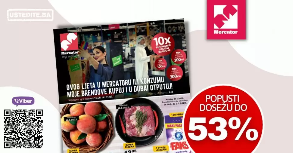 Mercator katalog JUNI-JULI 2022 akcija snizenje do 03.07.2022.