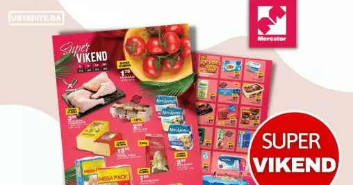 Mercator vikend akcija SUPER SNIZENJA katalog akcija do 26.06.2022.