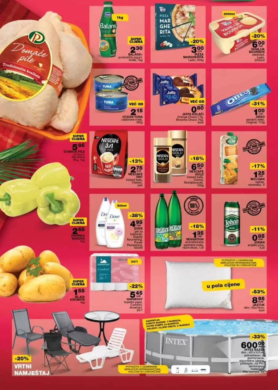 Mercator vikend akcija ▷【proizvod u POLA CIJENE】katalog sniženja do 19.06.2022.