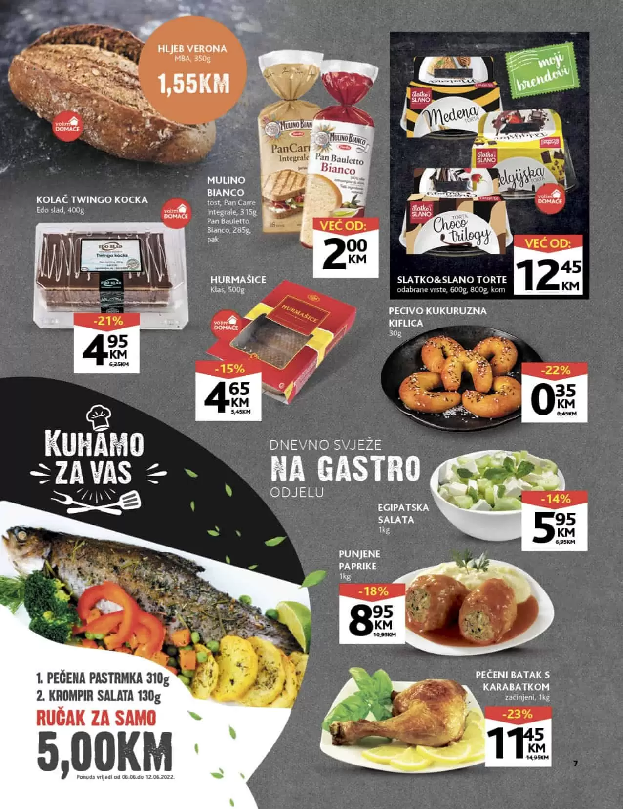 NOVI Konzum katalog je tu! Donosi nam odlično sniženje. Konzum akcija traje u periodu 2022 06-19.06.2022.