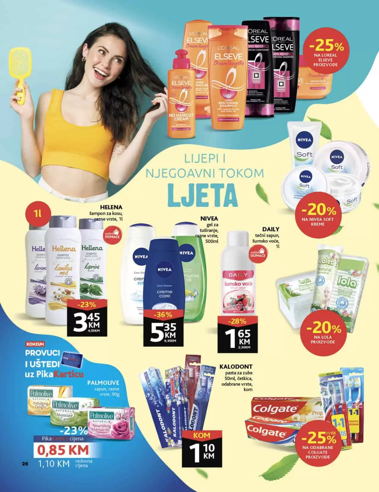 NOVI Konzum katalog je tu! Donosi nam odlično sniženje. Konzum akcija traje u periodu 2022 06-19.06.2022.