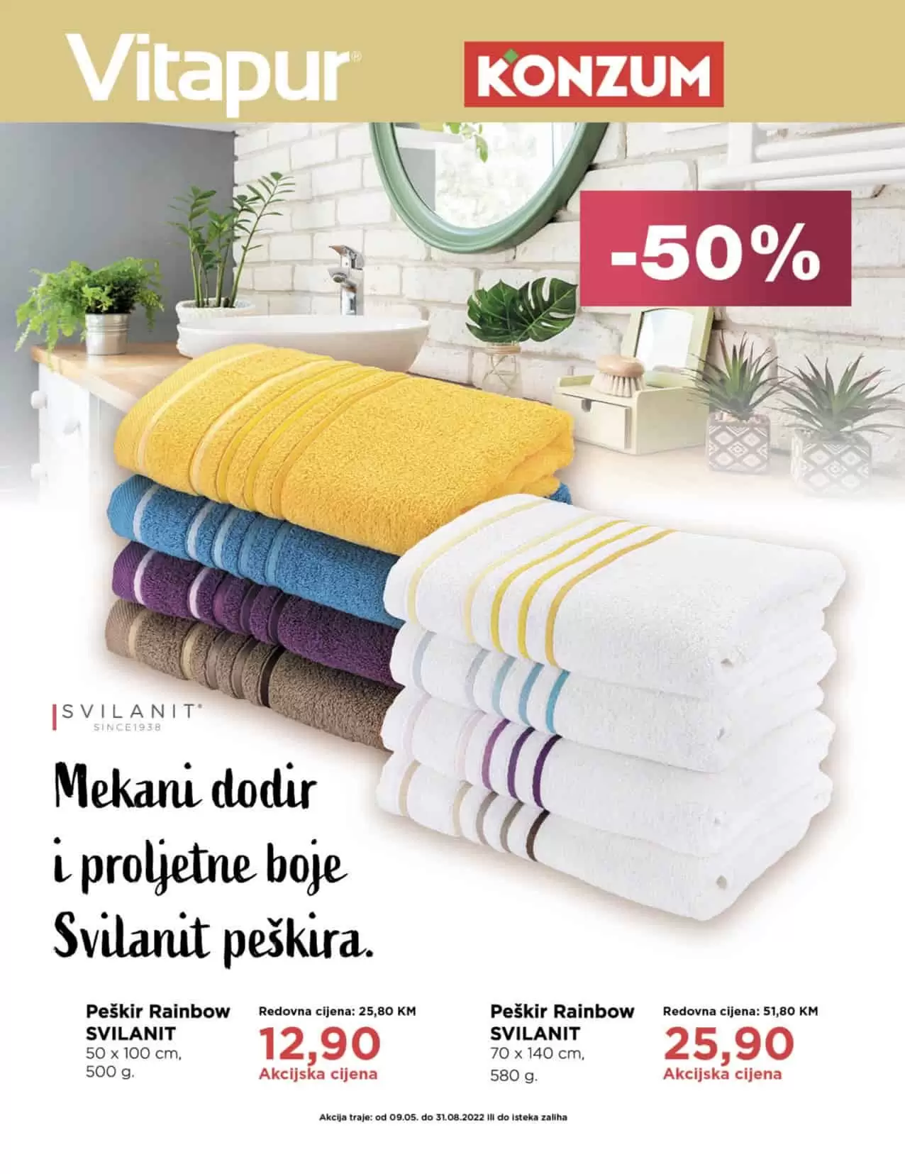 NOVI Konzum katalog je tu! Donosi nam odlično sniženje. Konzum akcija traje u periodu 2022 06-19.06.2022.