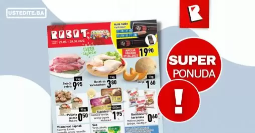 Robot akcija za pocetak sedmice JUNI 2022 katalog snizenja do 29.06.2022.