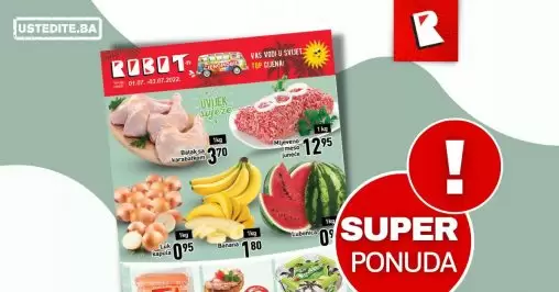 Robot vikend akcija ▷【SUPER CIJENE】 katalog snizenja do 03.07.2022.
