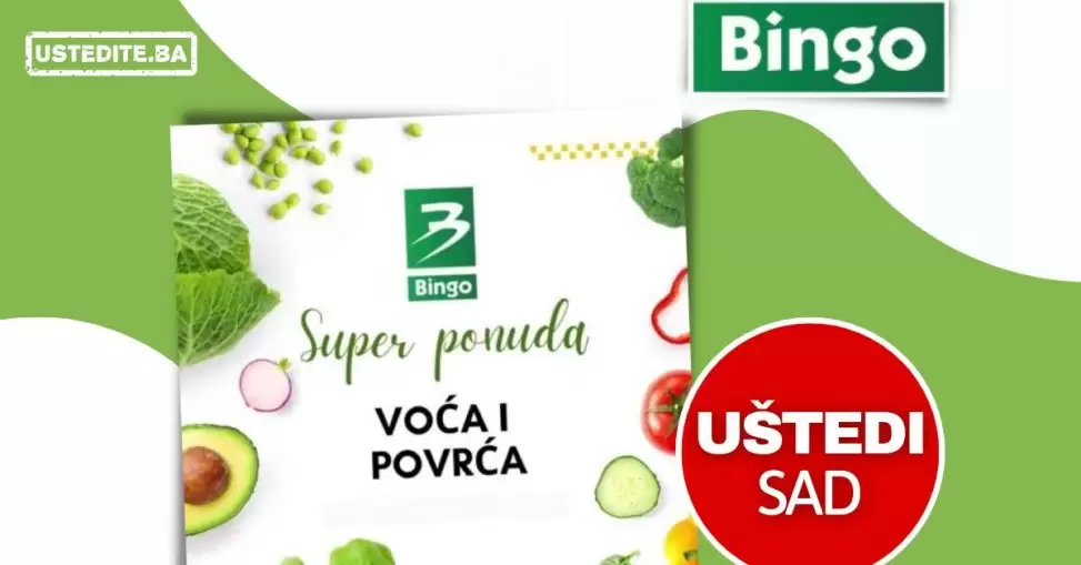 Bingo SNIZENJE voce i povrce JUNI 2022 akcija katalog do 29.06.2022.
