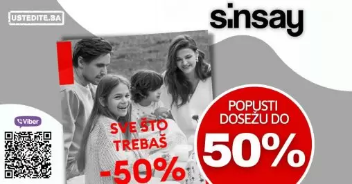 Sinsay BIH posebna ponuda▷【POPUSTI do 50%】JUNI 2022 akcija ~ sniženje