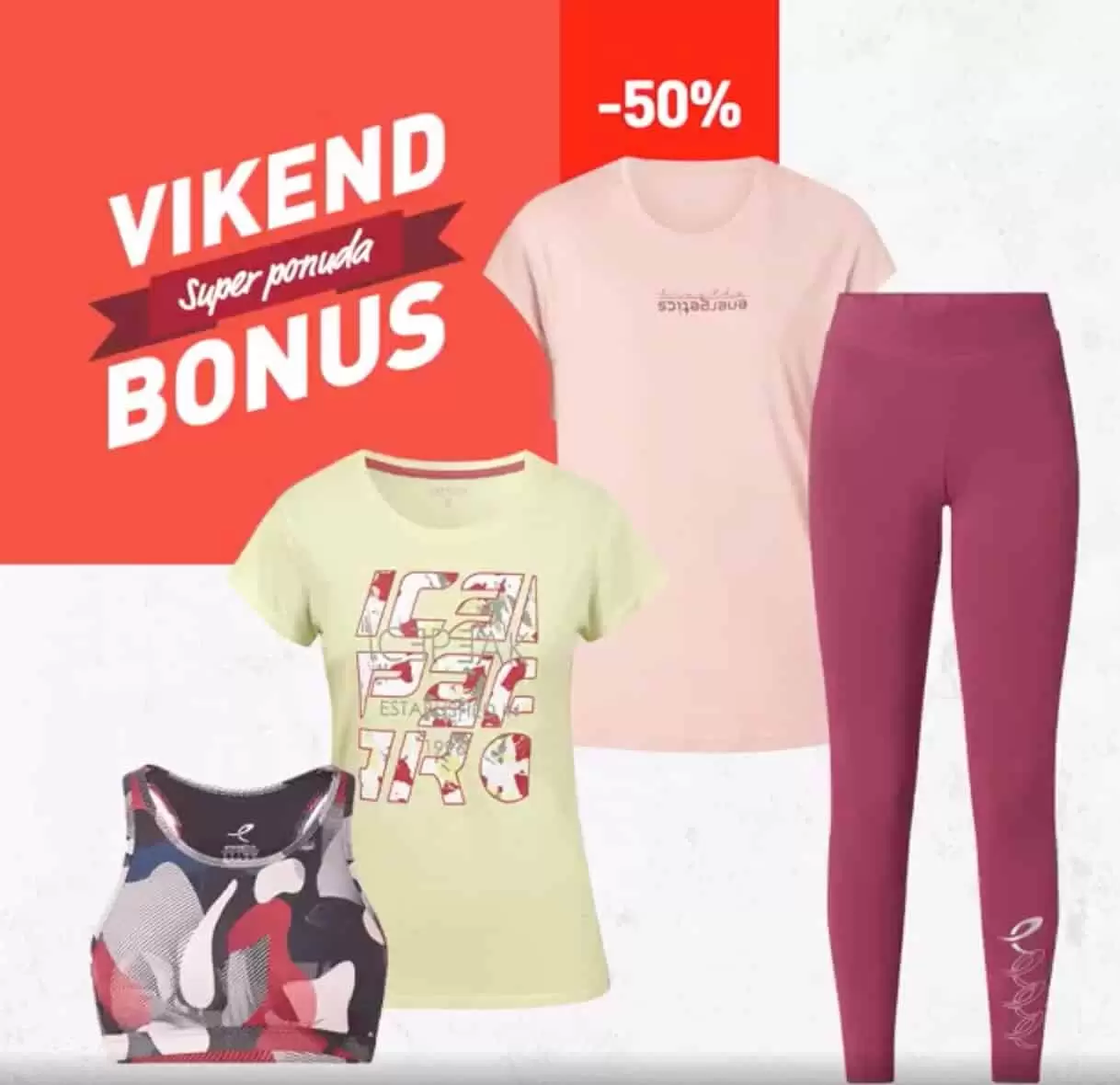 Intersport vikend akcija donosi nam popuste i do 50% na majice, patike, sportsku opremu