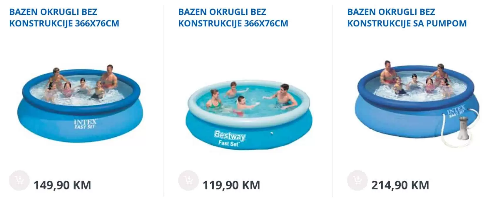 Bingo SUPER PONUDA Bazeni i oprema za bazene, JUNI 2022 akcija ~ snizenje