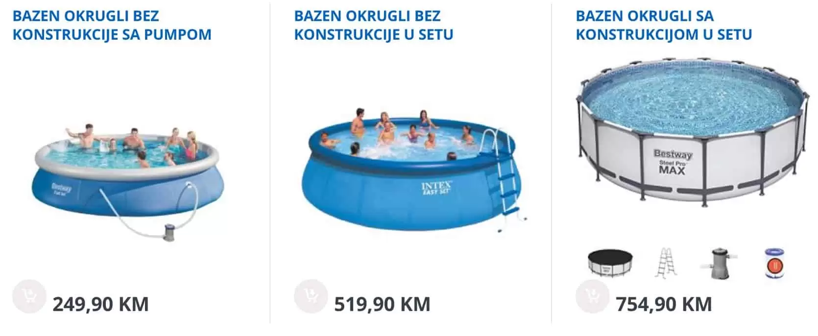 Bingo SUPER PONUDA Bazeni i oprema za bazene, JUNI 2022 akcija ~ snizenje