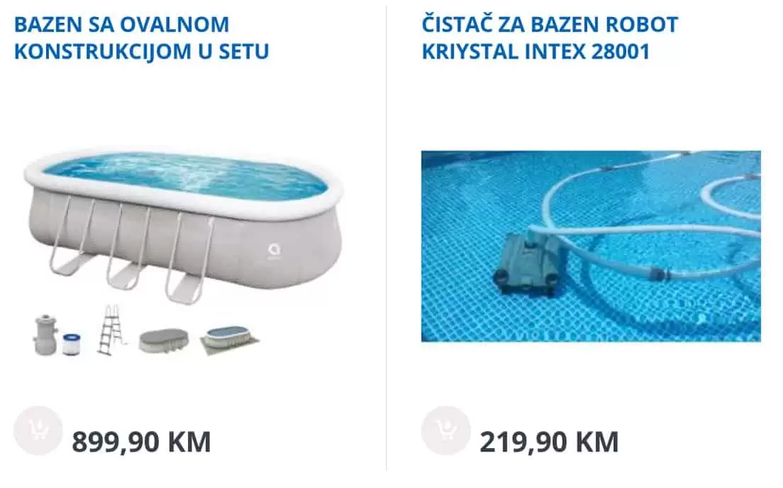 Bingo SUPER PONUDA Bazeni i oprema za bazene, JUNI 2022 akcija ~ snizenje