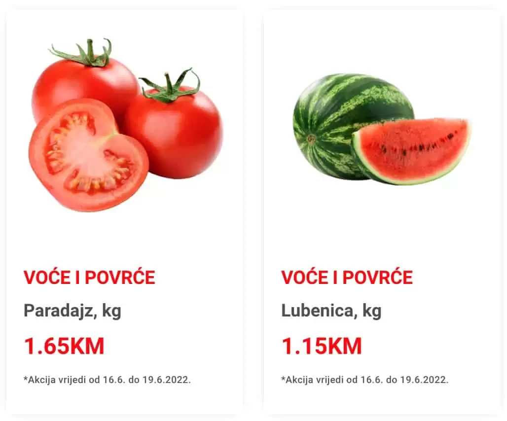 Bingo katalog donosi nam super akciju snizenja hrane, svjezeg mesa, gotovih jela, svjezih peciva sa odjela pekare