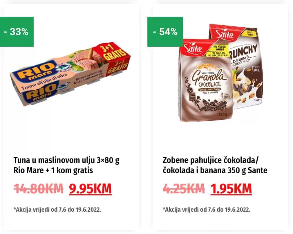 Bingo katalog donosi nam super akciju snizenja hrane, svjezeg mesa, gotovih jela, svjezih peciva sa odjela pekare