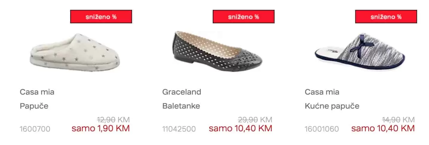 Deichmann SNIZENJE ▷【Papuce samo 1,90 KM】katalog akcija JUNI 2022
