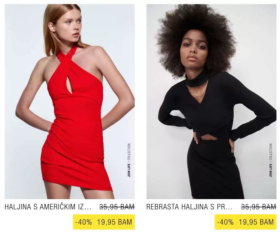 Zara 22 haljine koje možete kupiti od 12,95 KM do 19,95 KM!