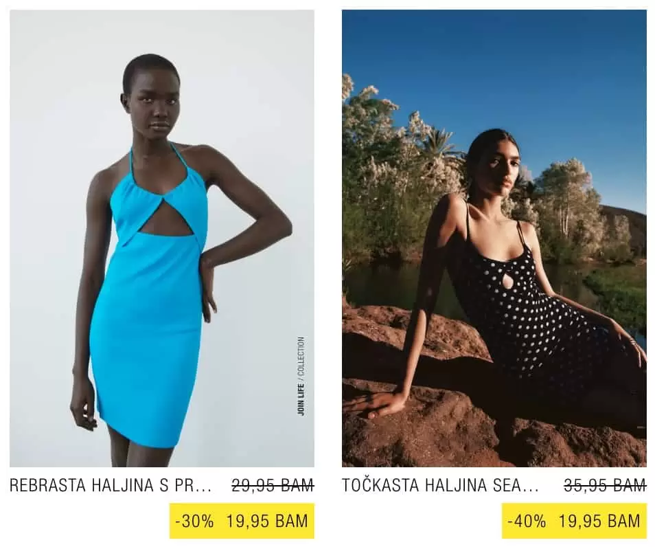Zara 22 haljine koje možete kupiti od 12,95 KM do 19,95 KM!
