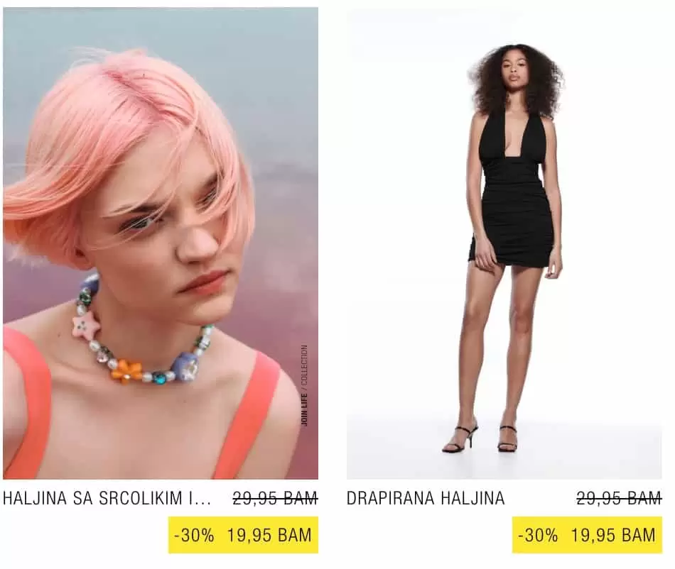 Zara 22 haljine koje možete kupiti od 12,95 KM do 19,95 KM!