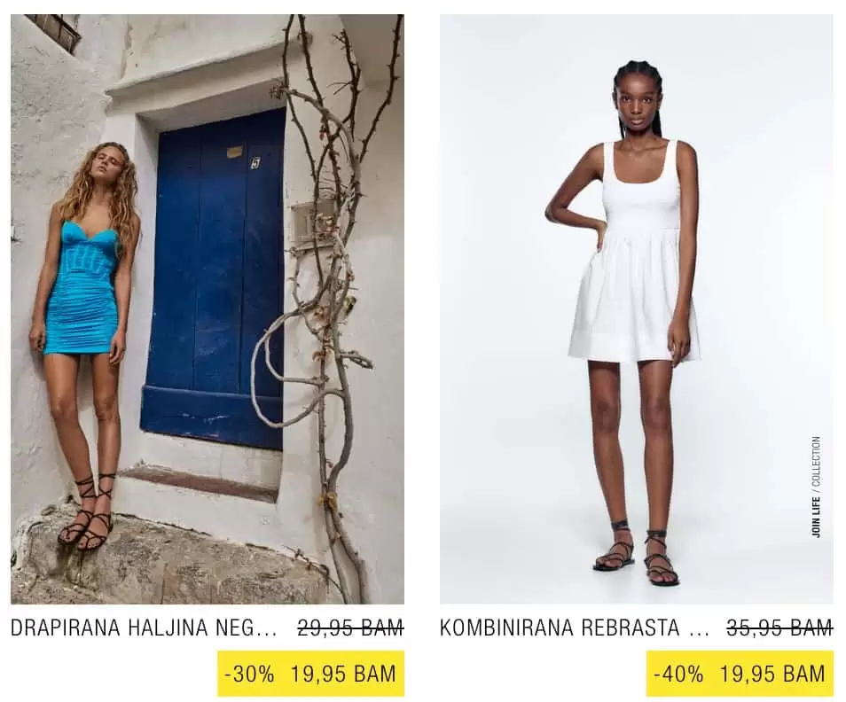 Zara 22 haljine koje možete kupiti od 12,95 KM do 19,95 KM!