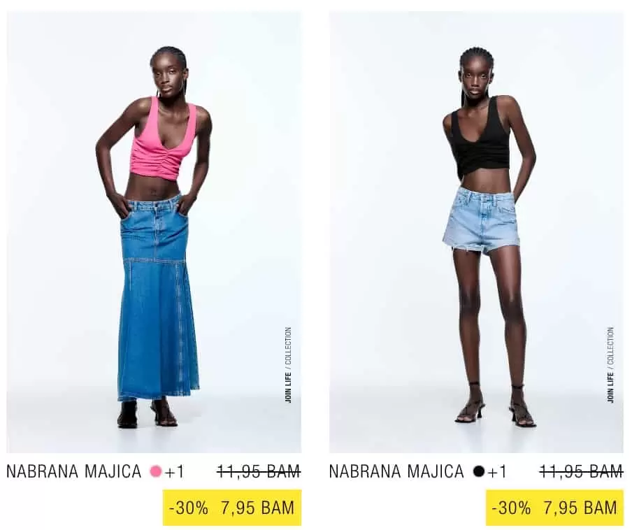 Zara majice 18 modela koje mozete kupiti za samo 7,95 KM! SUPER SNIZENJE juni 2022