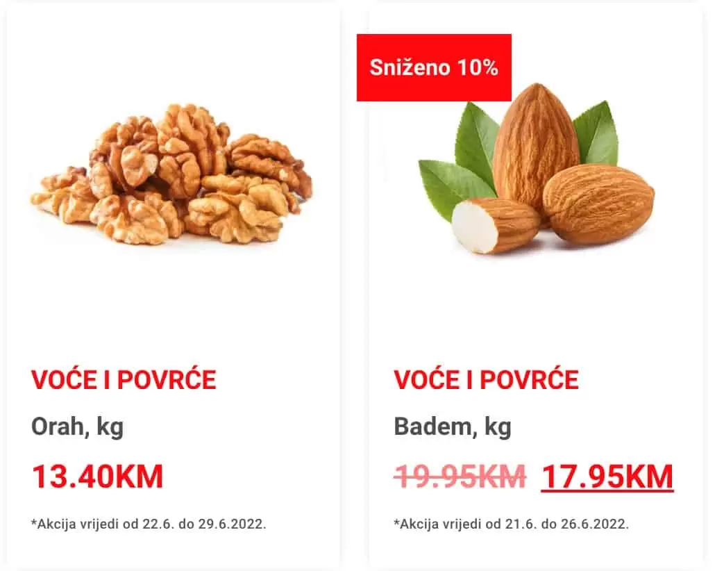 Bingo SNIZENJE HRANE juni 2022 akcija katalog do 03.07.2022.