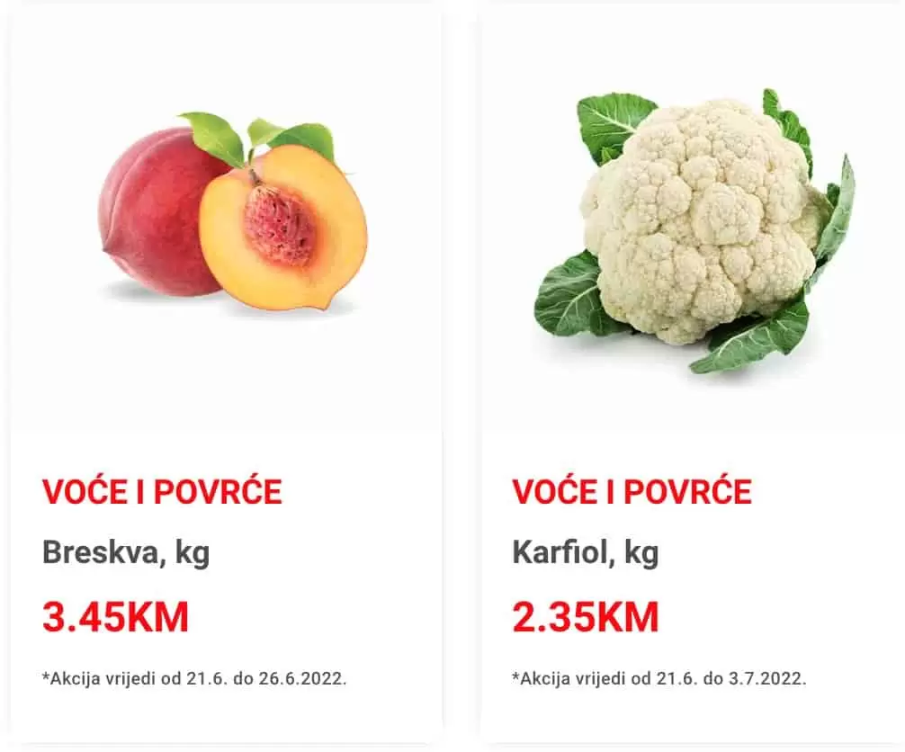 Bingo SNIZENJE HRANE juni 2022 akcija katalog do 03.07.2022.