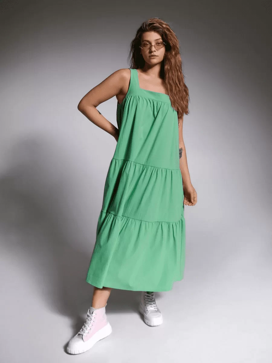 Sinsay maxi haljina sa naborima